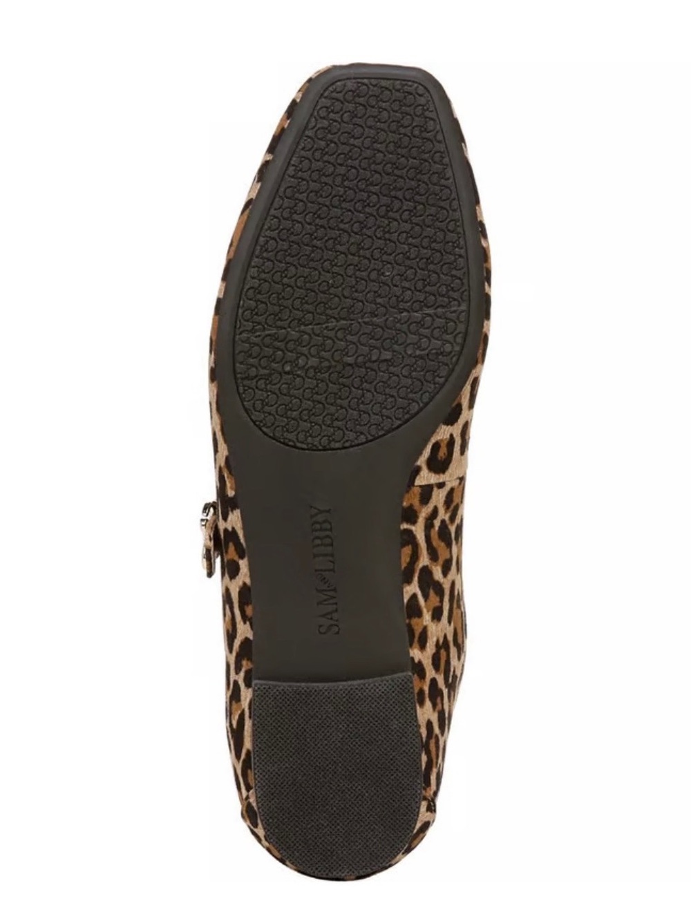 Leopard Print Mary Jane Flats - Tan Brown by Sam & Libby - Picture 4 of 5